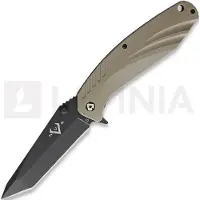 V Nives SFL Framelock Tanto foldekniv, coyote brown