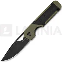 Kizer Cutlery Mini Militaw Nitro-V foldekniv, Green G-10/Black Micarta