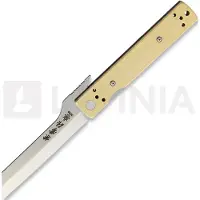Kanetsune Brushed Brass Linerlock