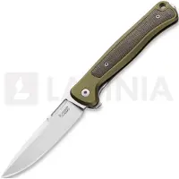 Lionsteel Skinny Aluminum S/W foldekniv, Green
