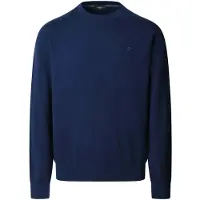 Hackett for man. HM7000116 Essential jumper blue (XXL), Black, Casual, Cotton, Short sleeve