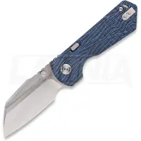 Vosteed Hedgehog - Satin & Brushed - GT-Mascus foldekniv, Black & Blue