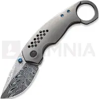 We Knife Envisage Framelock Damascus