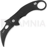 Lionsteel L.E.One Chemical Black foldekniv, svart