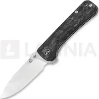 QSP Knife Hawk foldekniv, shredded carbon fiber