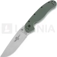 Ontario RAT-1 foldekniv, grønn/satin