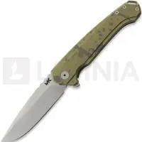 MK Knives & Tools Ingeni MT Scatter #2 foldekniv, Brass Green Titanium