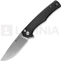 SENCUT Crowley Button Lock Micarta