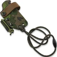 Peltonen Knives M05 Camo Kydex Sheath for M23 Ranger Cub slire, Brown, FS