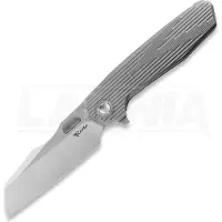 Reate Mantis foldekniv, Patterned Bead Blasted Ti, Satin