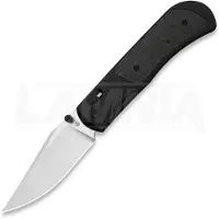 Kizer Cutlery Tycho M390 Clip Point foldekniv, Black Ti & Carbon Fiber, Stonewash