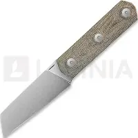 Straight Line Erny - Stonewashed - Green Canvas Micarta kniv
