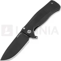 Lionsteel SR-22 Aluminum Black foldekniv, svart