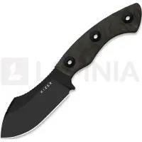 Kizer Cutlery Rook 10V kniv, Dark Grey Richlite