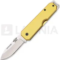 Bear & Son Large Slip Joint foldekniv, gul