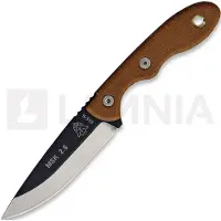 Tops knives Mini Scandi Knife Micarta, brun