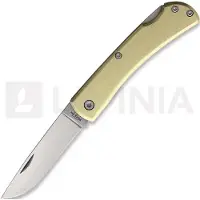 Bear & Son Yellow Aluminum Small foldekniv