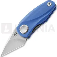 Bestech Tulip - Stonewash + Satin - G10 foldekniv, blå