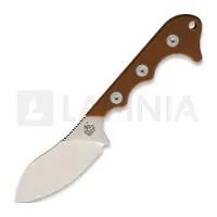 QSP Knife Neckmuk nakkekniv, brun