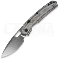 Vosteed Psyop 332 - Stonewash - Norplex UltreX Micarta foldekniv, svart