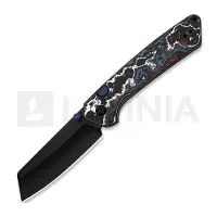 Kizer Cutlery Madrac S45VN foldekniv, Nebula Fat Carbon, Matte DLC Ultra