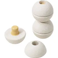 Modu Skumballer - 3 stk. - Sand Grey/Honey Yellow - - OneSize - Tumledyr