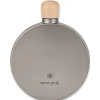Snow Peak Titanium Curved Flask