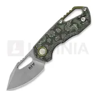MKM Knives Isonzo Clip Point SW foldekniv, Jungle Wear CF