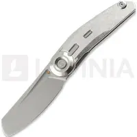 Reate VK-CLU foldekniv, Gray Crystalized Titanium, Hand Rubbed