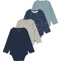 The New Siblings Body I/e - TnsbBaby - 4-pack - Mood Indigo - - 56 - Langermet Body