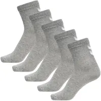 Hummel Sokker - hmlMAKE My DAGSSOKKER - 5-pack - Grey Melange - - 37/40 - Sokker