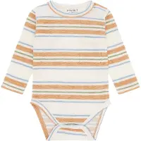 Hust & Claire Body I/e - HcBuster - Ivory - - 1 år (80) - Langermet Body