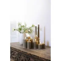 Sirius Home Sirius Smilla oppladbar mini blokklys - varm grå - 2 stk