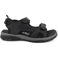 Green Comfort herresandal i nubuck - Sort - Sandaler