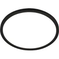 Briloner LED-taklampe Move Sensor, svart, Ø 29 cm, IP44, 4000K