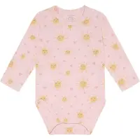 Hust and Claire Body I/e - Bambus - HcBuller Sun - Chalk Pink - - 2 år (92) - Langermet Body