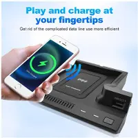Torribaly Car Wireless Charger Phone Charger Charging Case Pad for W205 C Class AMG C43 C63 X253 GLC Class