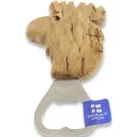 Wood Jewel Moose bottle opener