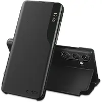 Tech-Protect Smart View-etui for Samsung Galaxy A57 5G - Svart