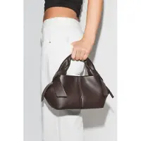 Gina Tricot  - Top handle detail bag - håndvesker - Brun - ONESIZE - Dame