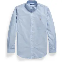 Ralph Lauren for man. 710792041002 Custom Fit Oxford Shirt blue (L), Casual, Cotton, Long sleeve