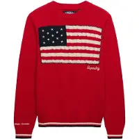 Superdry Americana Flag Crew Genser