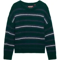 Superdry Slouchy Brushed Stripe Genser