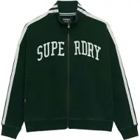 Superdry Athletic Essential Applique Loose Fit Genser Med Hel Glidelås