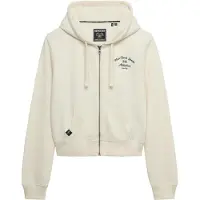 Superdry Athletic Essential Crop Genser Med Hel Glidelås