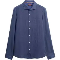 Superdry Sd Embroidered Vacation Linen Skjorte Med Lange Ermer