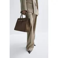 Gina Tricot  - Classic tote bag - håndvesker - Brun - ONESIZE - Dame