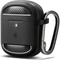 Spigen Pixel Buds Pro 2 Case, Termoplastisk polyuretan (TPU), 45 g, Sort