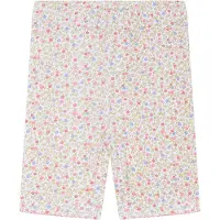 Hust and Claire Sykkelhorts - Lilian - Hvit m. Blomster - - 4 år (104) - Shorts