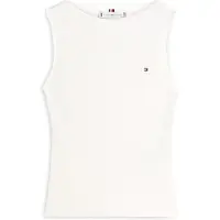 Tommy Hilfiger 5x2 Rib Boat Slim Fit Ermeløs T-skjorte
